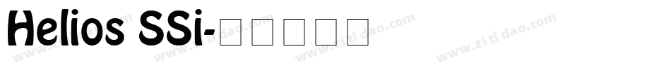 Helios SSi字体转换
